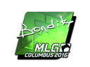 Sticker | bondik (Foil) | MLG Columbus 2016