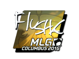 Sticker | flusha (Foil) | MLG Columbus 2016