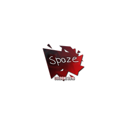 free csgo skin Sticker | spaze | Cologne 2016