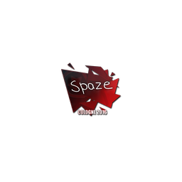 free cs2 skins Sticker | spaze | Cologne 2016