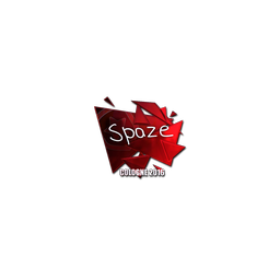 Sticker | spaze (Foil) | Cologne 2016