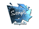 Sticker | s1mple (premium) | Cologne 2016