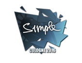 Sticker | s1mple | Cologne 2016