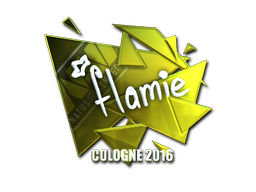 Sticker | flamie (Foil) | Cologne 2016