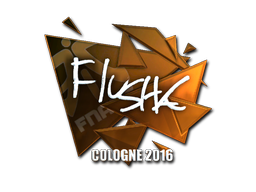 Sticker | flusha (premium) | Cologne 2016
