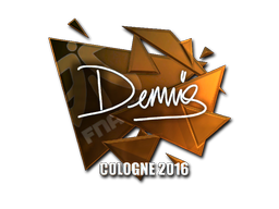 Sticker | dennis (Foil) | Cologne 2016