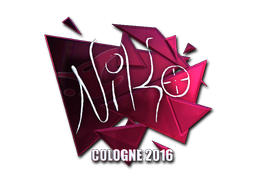 Sticker | NiKo (Foil) | Cologne 2016