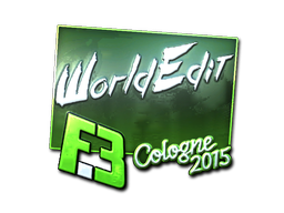 Sticker | WorldEdit (Foil) | Cologne 2015