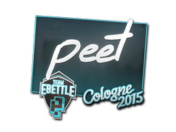 Sticker | peet | Cologne 2015