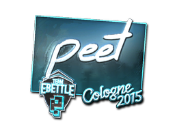 Sticker | peet (Foil) | Cologne 2015