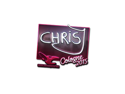 Pegatina | chrisJ (reflectante) | Colonia 2015