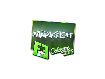 Sticker | markeloff (Foil) | Cologne 2015
