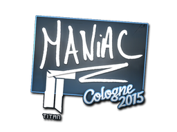 Sticker | Maniac | Cologne 2015 image