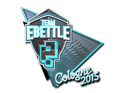 Наліпка | Team eBettle (лискуча) | Кельн 2015