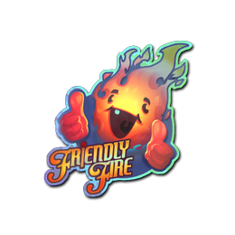 Sticker | Friendly Fire (Holo)