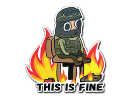 Sticker | This Is Fine (CT)/20fx20