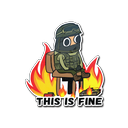 Sticker | This Is Fine (CT)