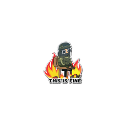 free cs2 skins Sticker | This Is Fine (CT)