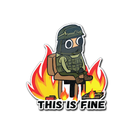 Sticker | This Is Fine (CT)