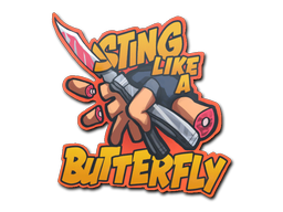 Sticker | Sting Like A Butterfly