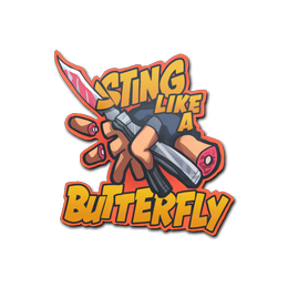 Sticker | Sting Like A Butterfly