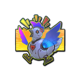 Sticker | Cyber Chicken (Holo)