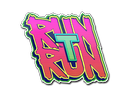 Sticker | Run T, Run/20fx20