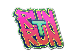 Sticker | Run T, Run image