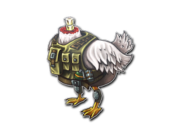 Naklejka | Bezgłowy kurczak