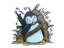 Sticker | Pingouin de guerre