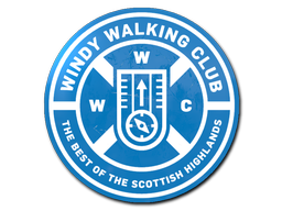 Sticker | Windy Walking Club image