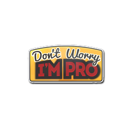 Sticker | Don't Worry, I'm Pro