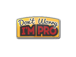 Autocolante | Don't Worry, I'm Pro