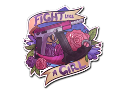 Sticker | Fight like a Girl image