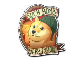 Autocolante | Bomb Doge