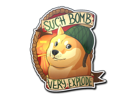 Adesivo | Doge Bombardeador