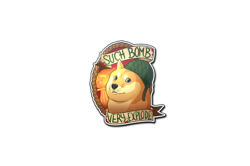  Sticker Bomb Doge LootMarket com