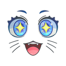 Sticker | Kawaii Eyes (Glitter)