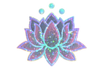 Sticker | Lotus (Glitter)