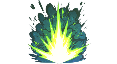 Sticker | Boom Detonation (Glitter)