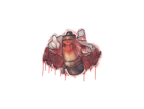 Versiegeltes Graffito | Blood Boiler
