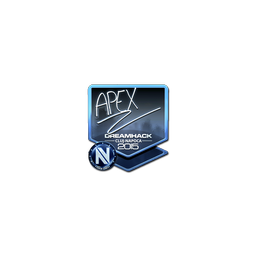 free csgo skin Sticker | apEX (Foil) | Cluj-Napoca 2015