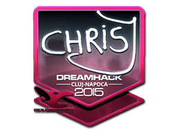 Sticker | chrisJ (Foil) | Cluj-Napoca 2015