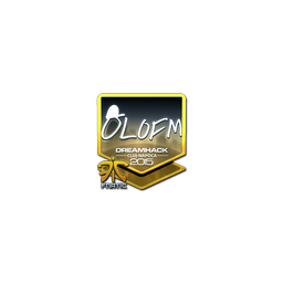 free csgo skin Sticker | olofmeister (Foil) | Cluj-Napoca 2015