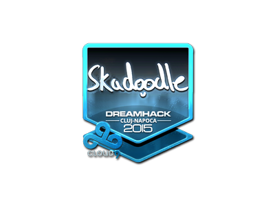 Naklejka | Skadoodle (foliowana) | Kluż-Napoka 2015