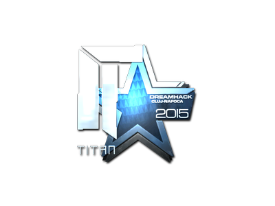 Наклейка | Titan (металлическая) | Клуж-Напока-2015