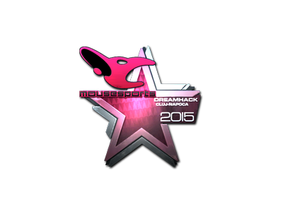 Наліпка | mousesports (лискуча) | Клуж-Напока 2015