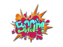 Sticker | Go Boom (Glitter)/20fx20