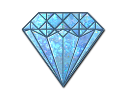 Sticker | Blue Gem (Glitter)/20fx20