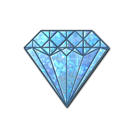 Blue Gem (Glitter)